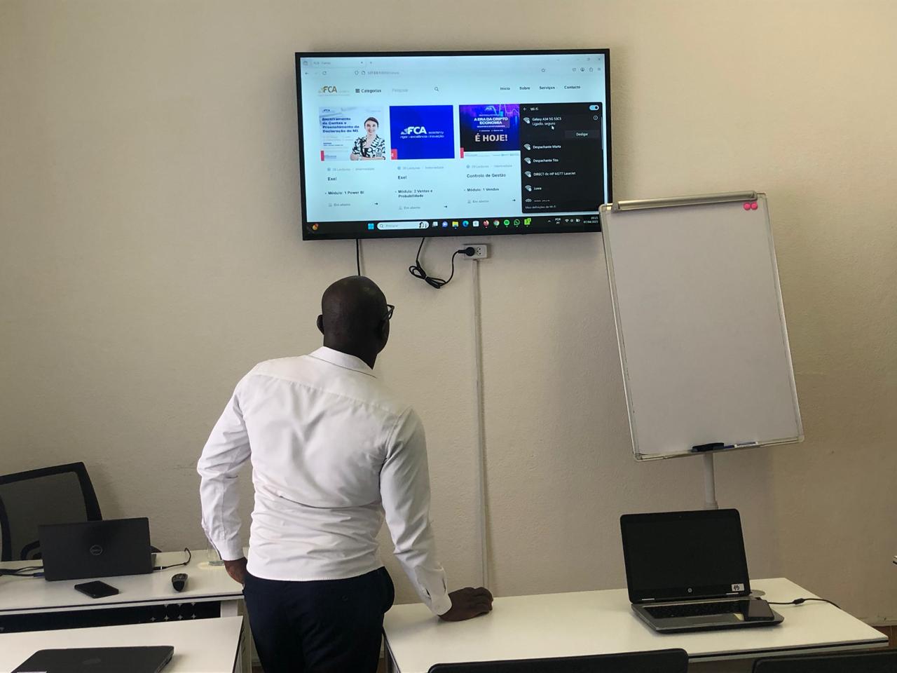 Configuração de rede empresarial