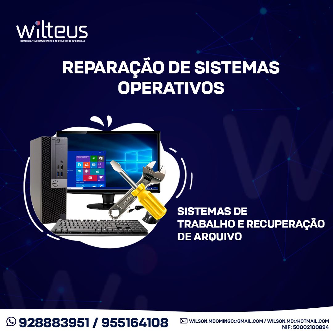 Serviço: Reparação de Sistemas Operativos